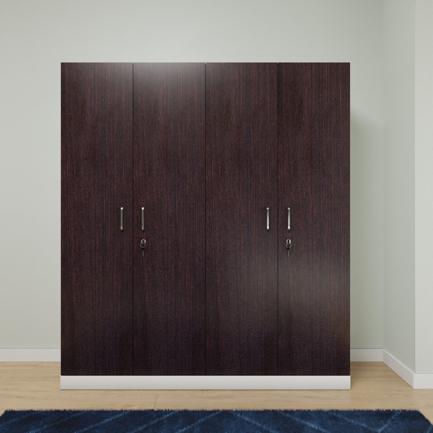 AVIRA |Wardrobe, Hinged | 4 Door, 2 Inside Drawer Wardrobes VIKI FURNITURE   