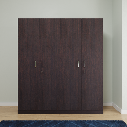 AVIRA |Wardrobe, Hinged | 4 Door, Shelf, Hanging Space Wardrobes VIKI FURNITURE   