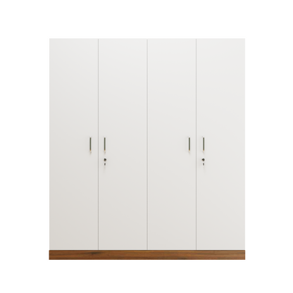 AVIRA |Wardrobe, Hinged | 4 Door, Shelf, Hanging Space Wardrobes VIKI FURNITURE   