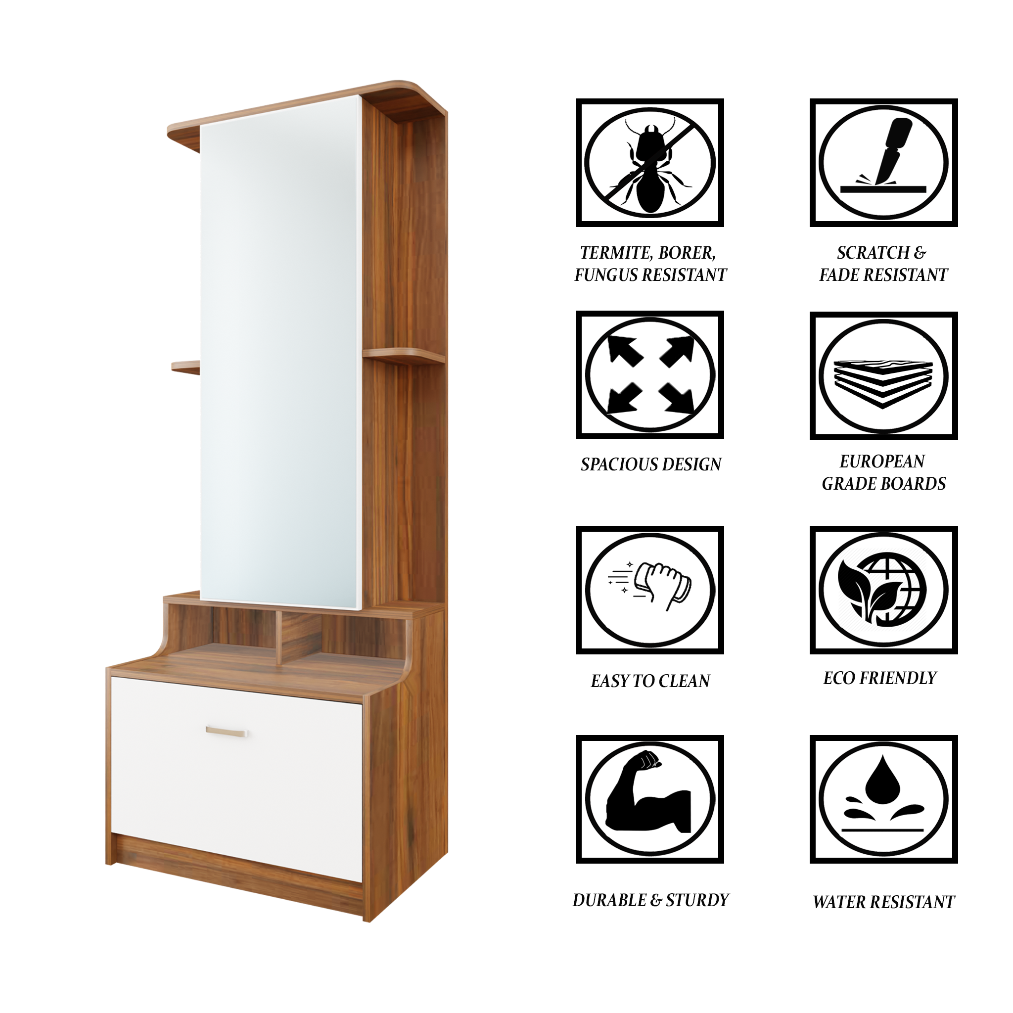 Wardrobe With Dressing Table - Buy Wardrobe With Dressing Table online at  Best Prices in India | Flipkart.com