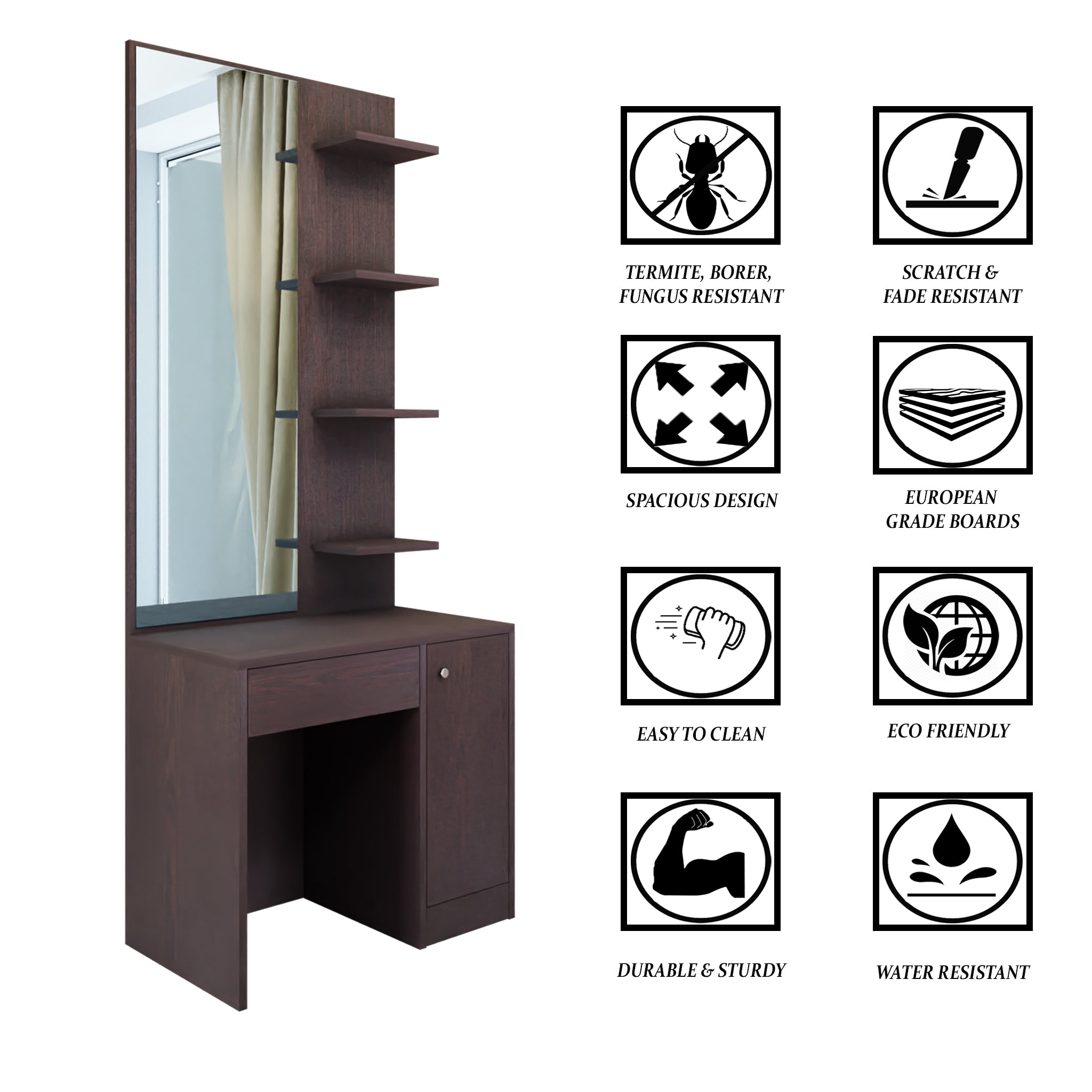 Amazon.com: AFEO-TV mount Wall-Mounted Dressing Table Makeup Table Bedroom  Living Room Hair Salon Shop Wall Shelf Floating Shelf Photo Toy Cosmetic  Jewelry Organize Storage Cabinet with Drawer : Home & Kitchen